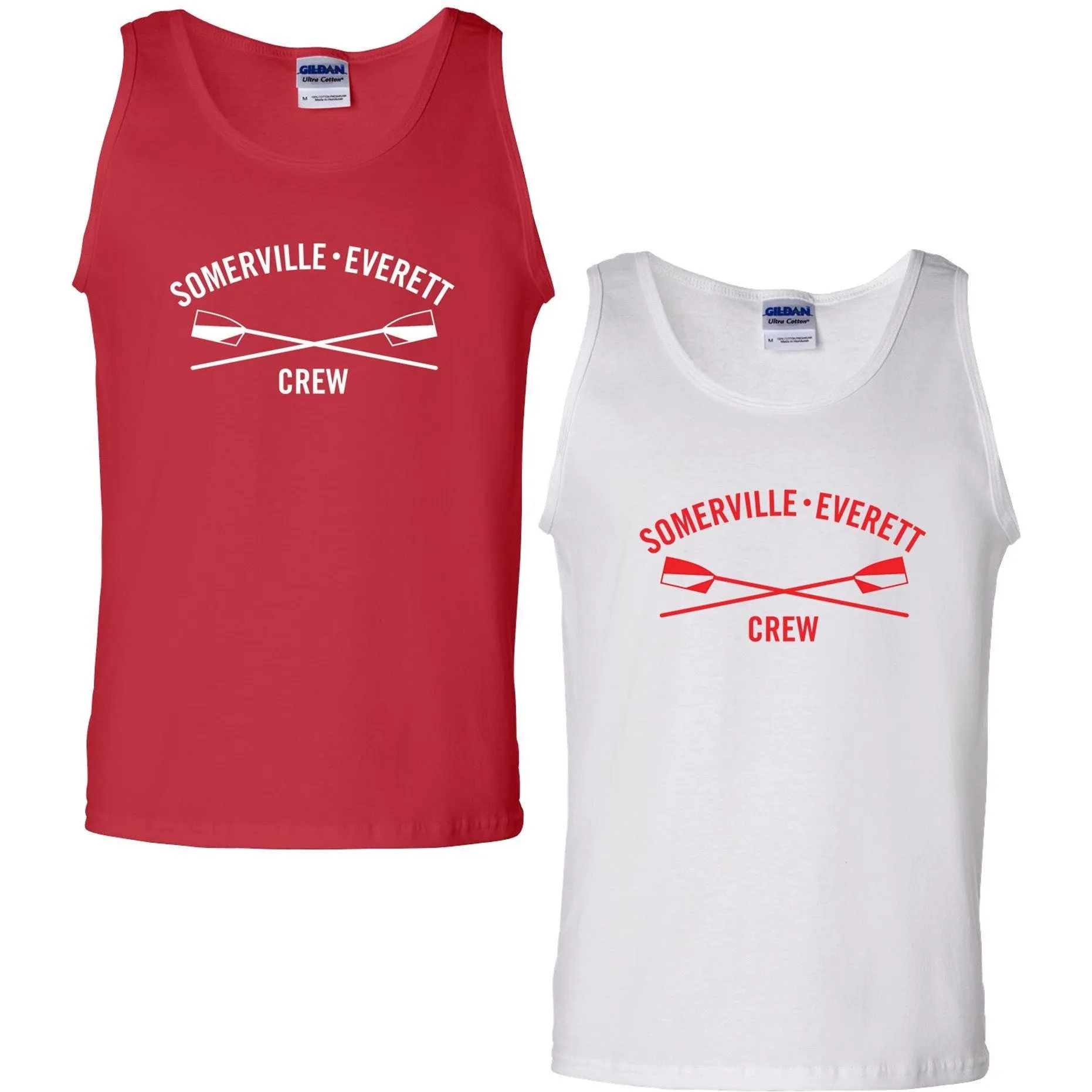 100% Cotton Somerville-Everett High Tide Crew Tank Top