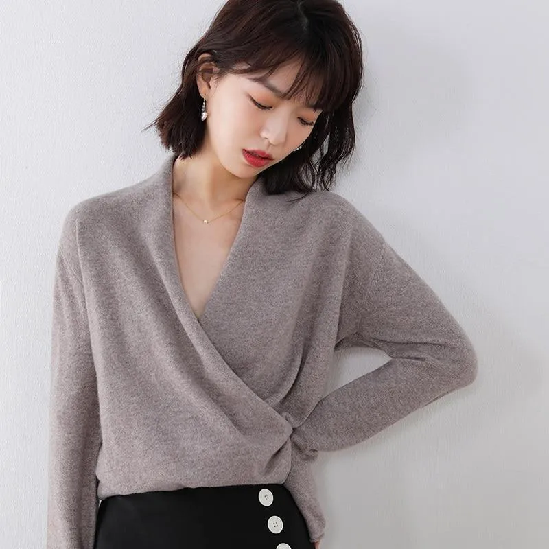 100% Pure Wool Knitted Sweater