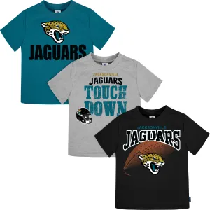 3-Pack Baby & Toddler Boys Jaguars Short Sleeve Shirts