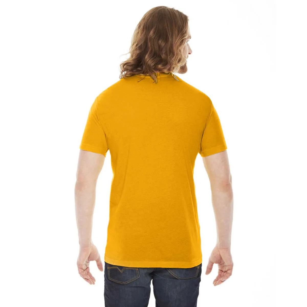 American Apparel Unisex Gold 50/50 Short Sleeve Tee