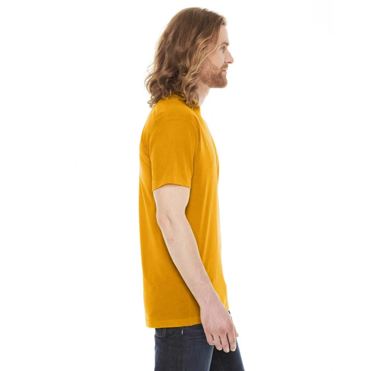 American Apparel Unisex Gold 50/50 Short Sleeve Tee