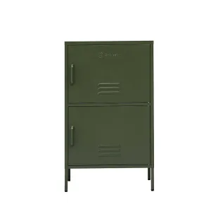 ArtissIn Double Storage Cabinet Shelf Organizer Bedroom Green