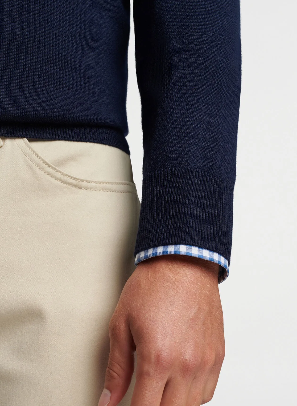 Autumn Crest Quarter-Zip in Navy by Peter Millar