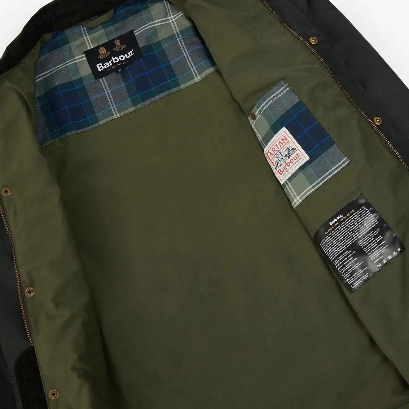 Barbour Ambleton Waxed Jacket Sage