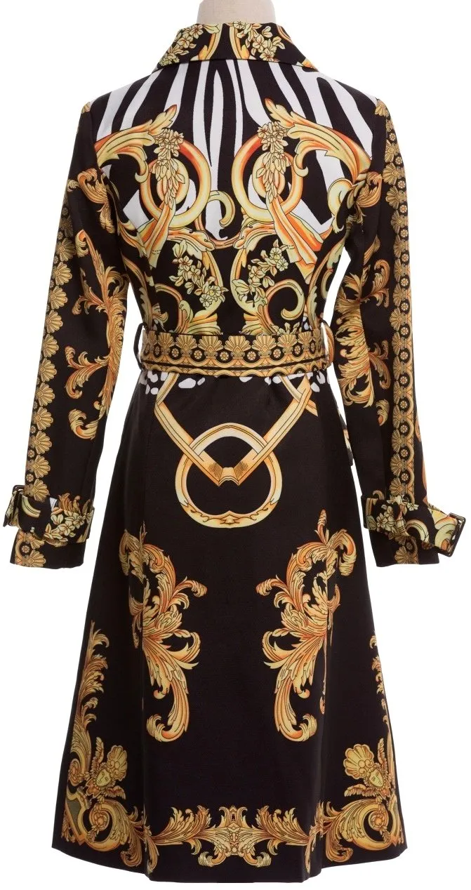 Baroque Print Coat