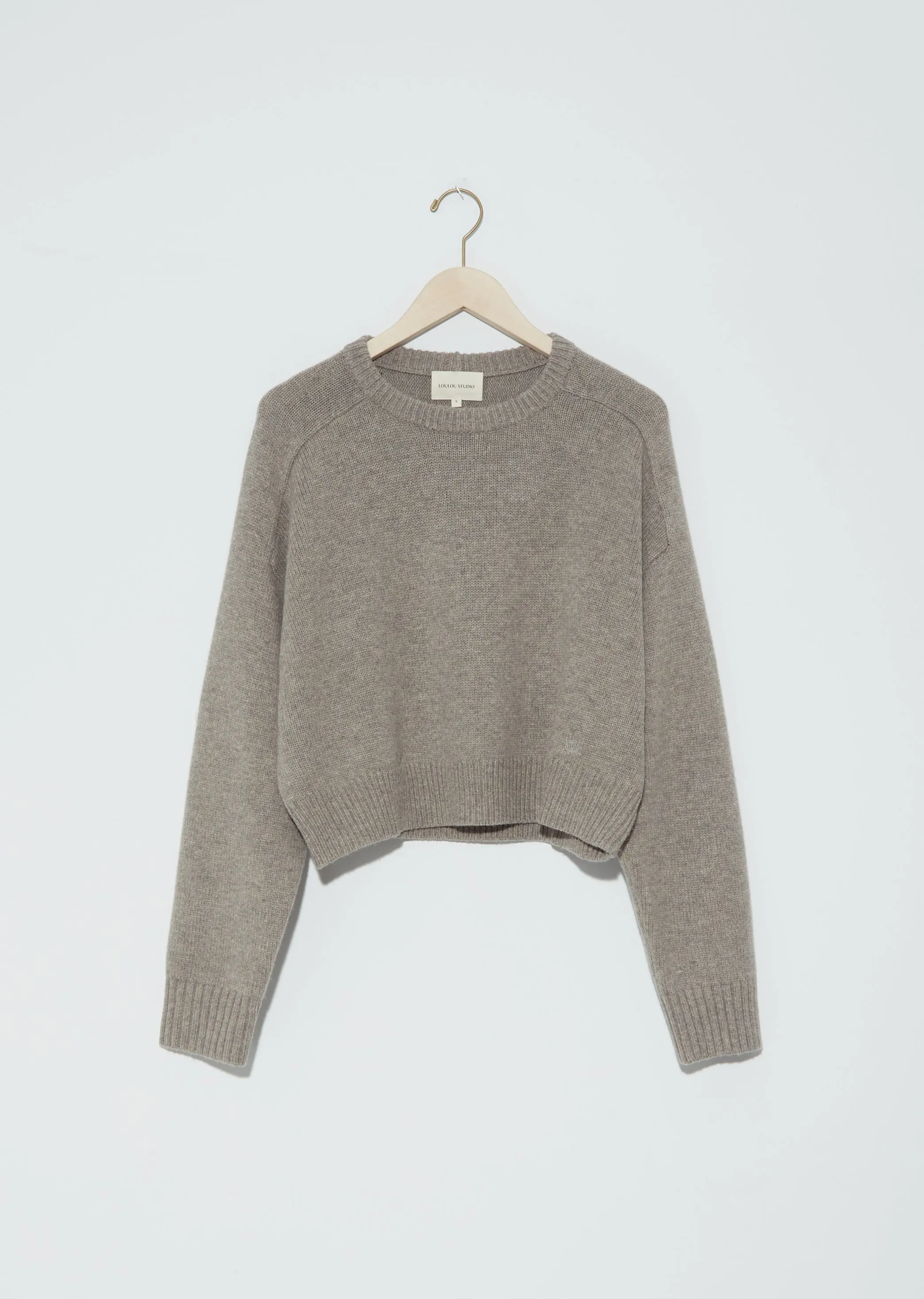 Bruzzi Oversized Sweater — Brown Melange