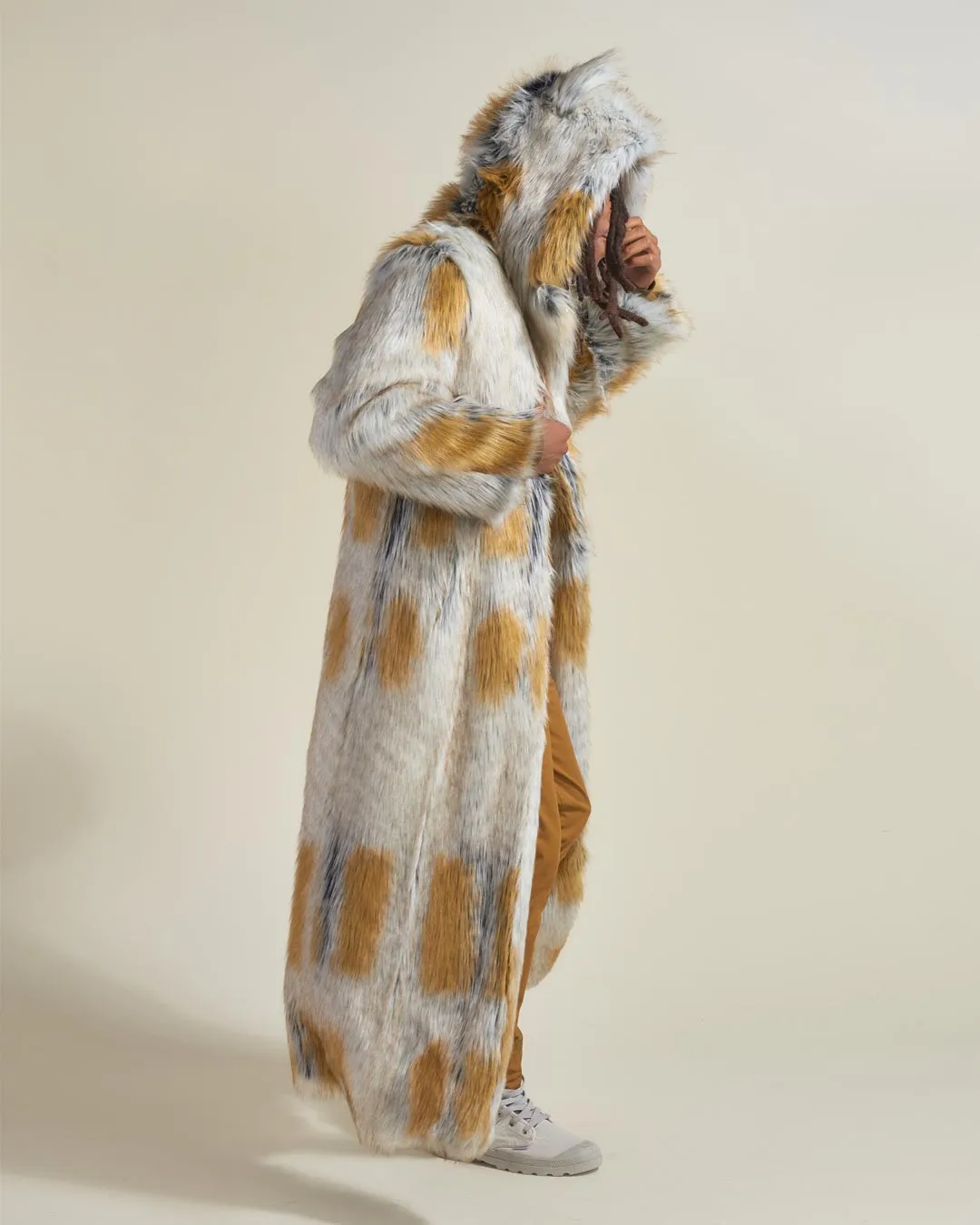 Classic Men's Long Faux Fur Coat | Arctic Fox