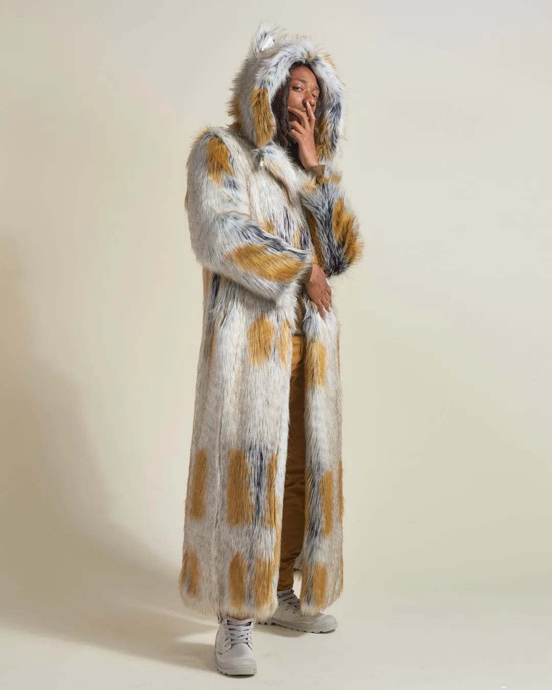 Classic Men's Long Faux Fur Coat | Arctic Fox