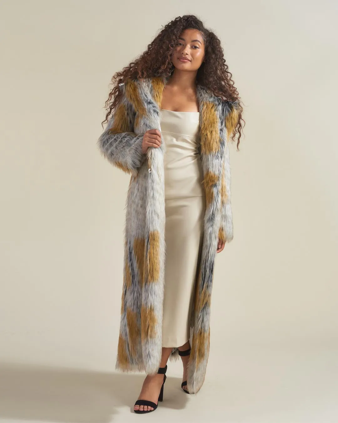 Classic Women's Long Faux Fur Coat | Arctic Fox