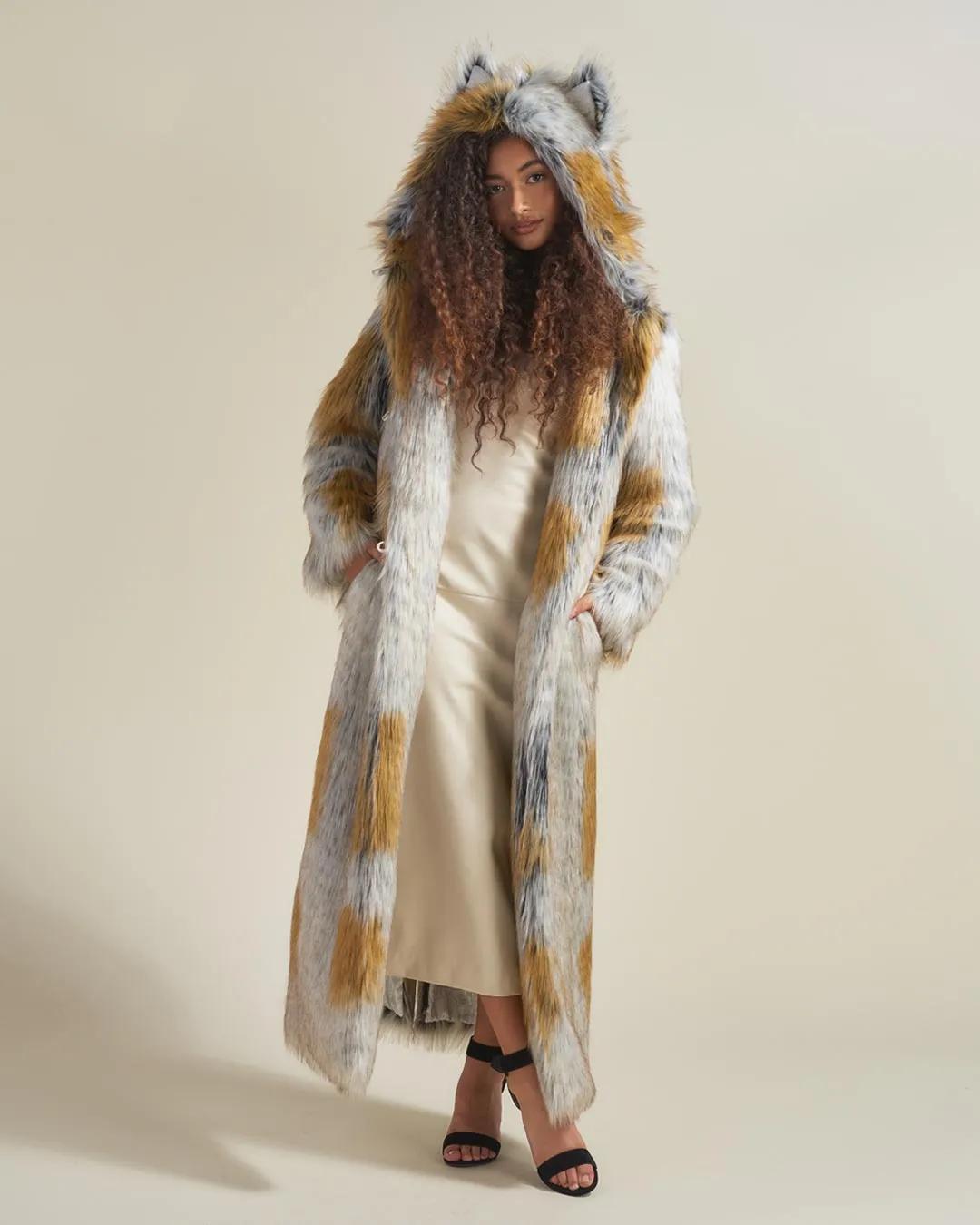 Classic Women's Long Faux Fur Coat | Arctic Fox