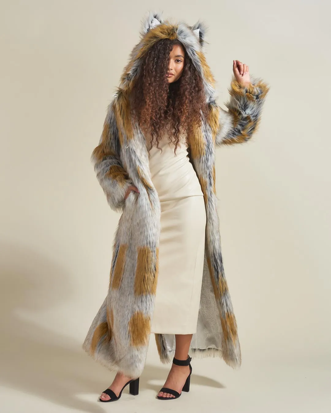 Classic Women's Long Faux Fur Coat | Arctic Fox