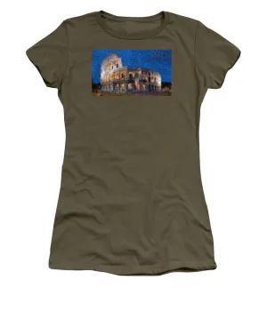 Colosseum at night - Women's T-Shirt