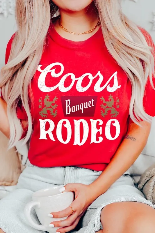 Coors Rodeo Banquet Graphic T Shirts