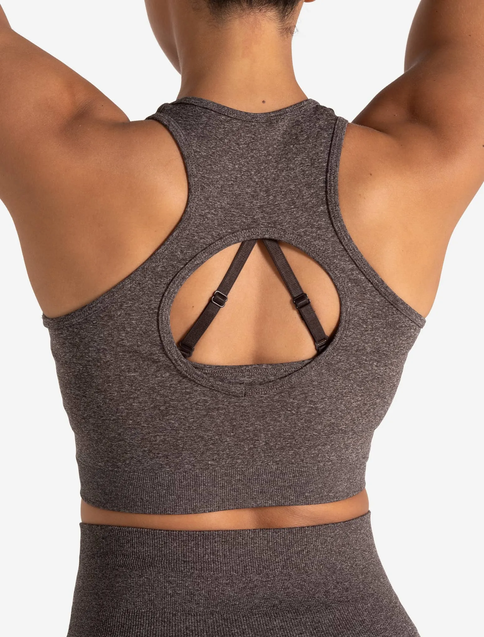 Form Seamless Crop Tank - Brown Marl