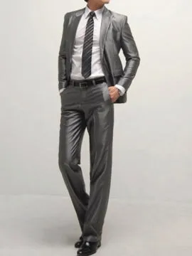 Formal Men's Business Suits with Regular Cut