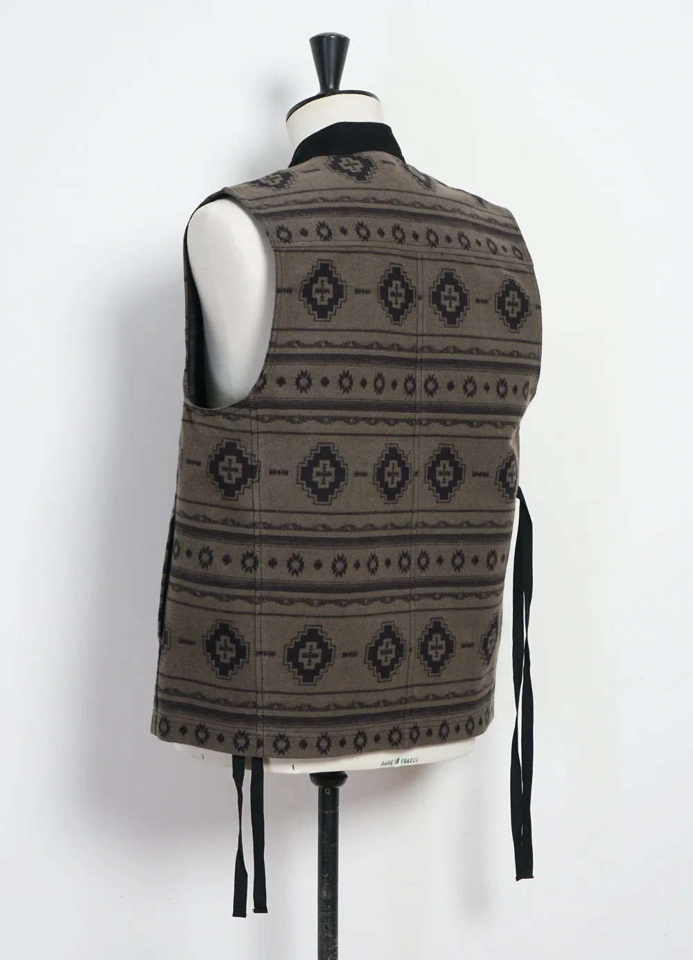 HAUK | Eastern Waistcoat | Inca Black