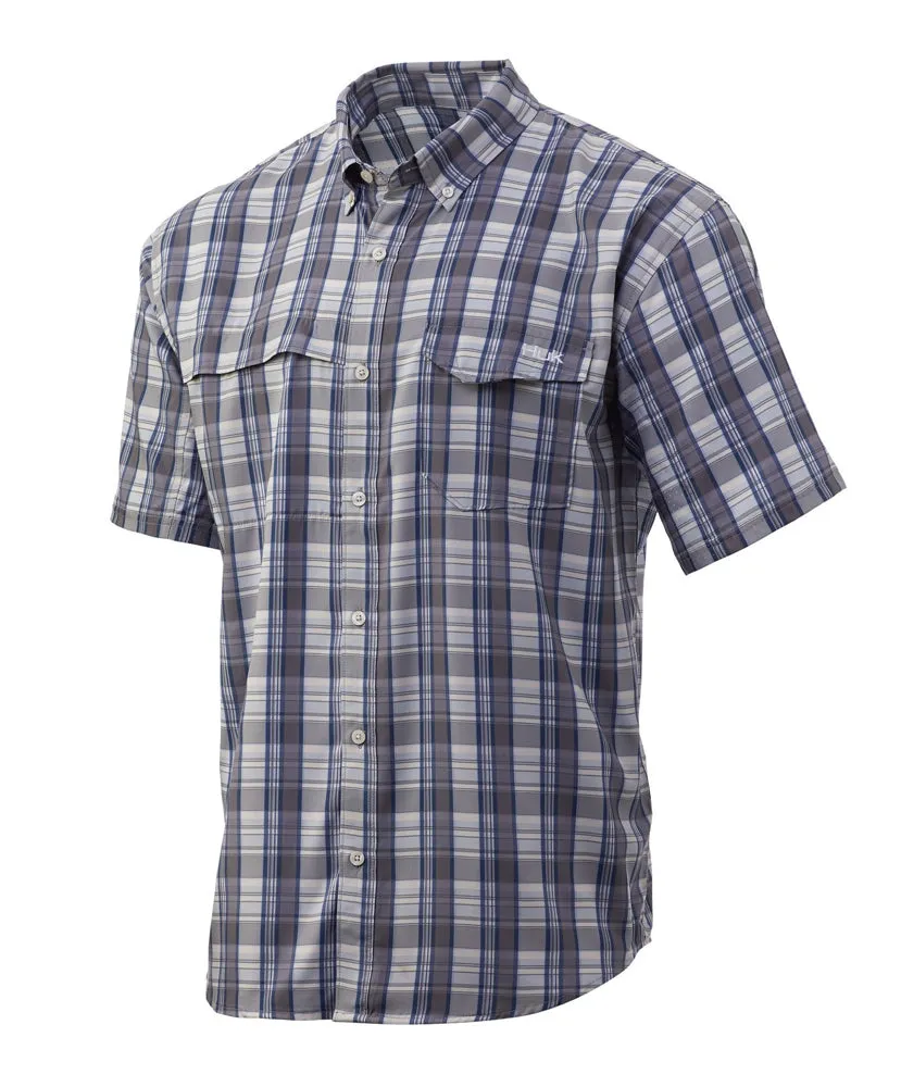 Huk - Tide Point Short Sleeve Plaid Short Sleeve