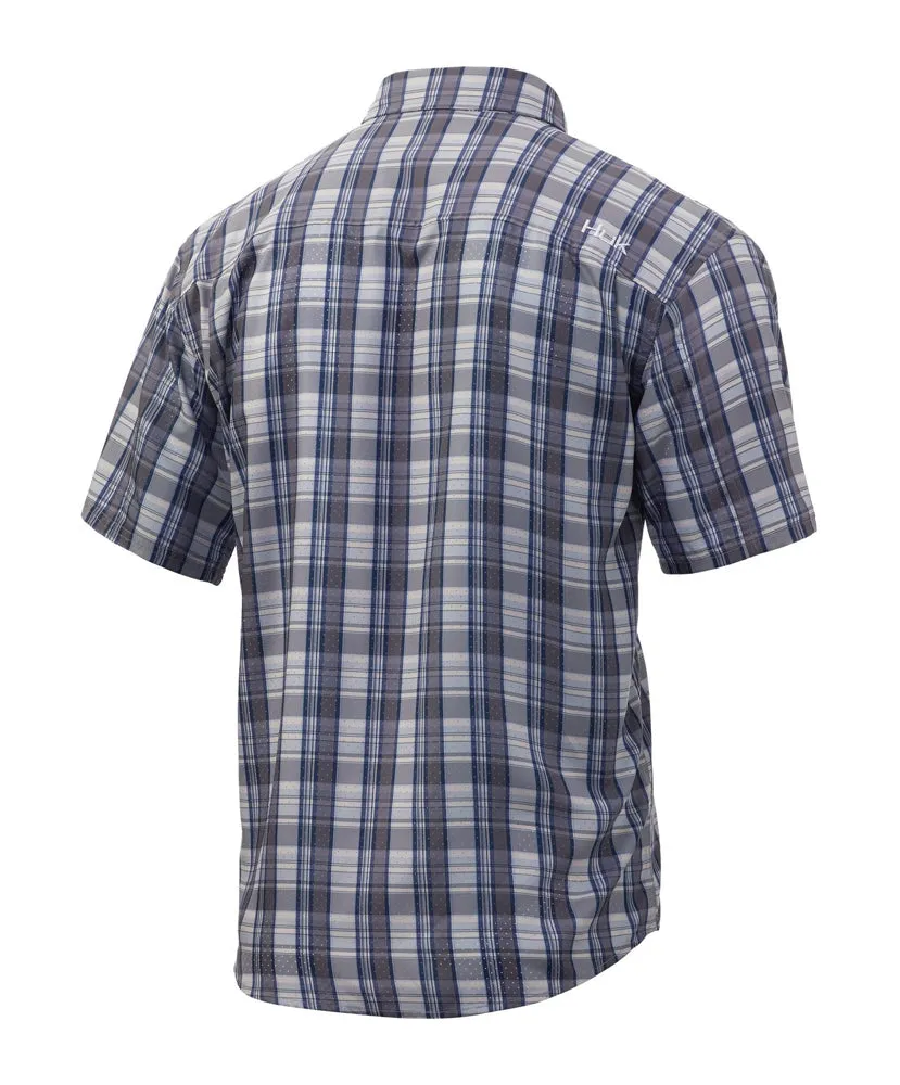 Huk - Tide Point Short Sleeve Plaid Short Sleeve