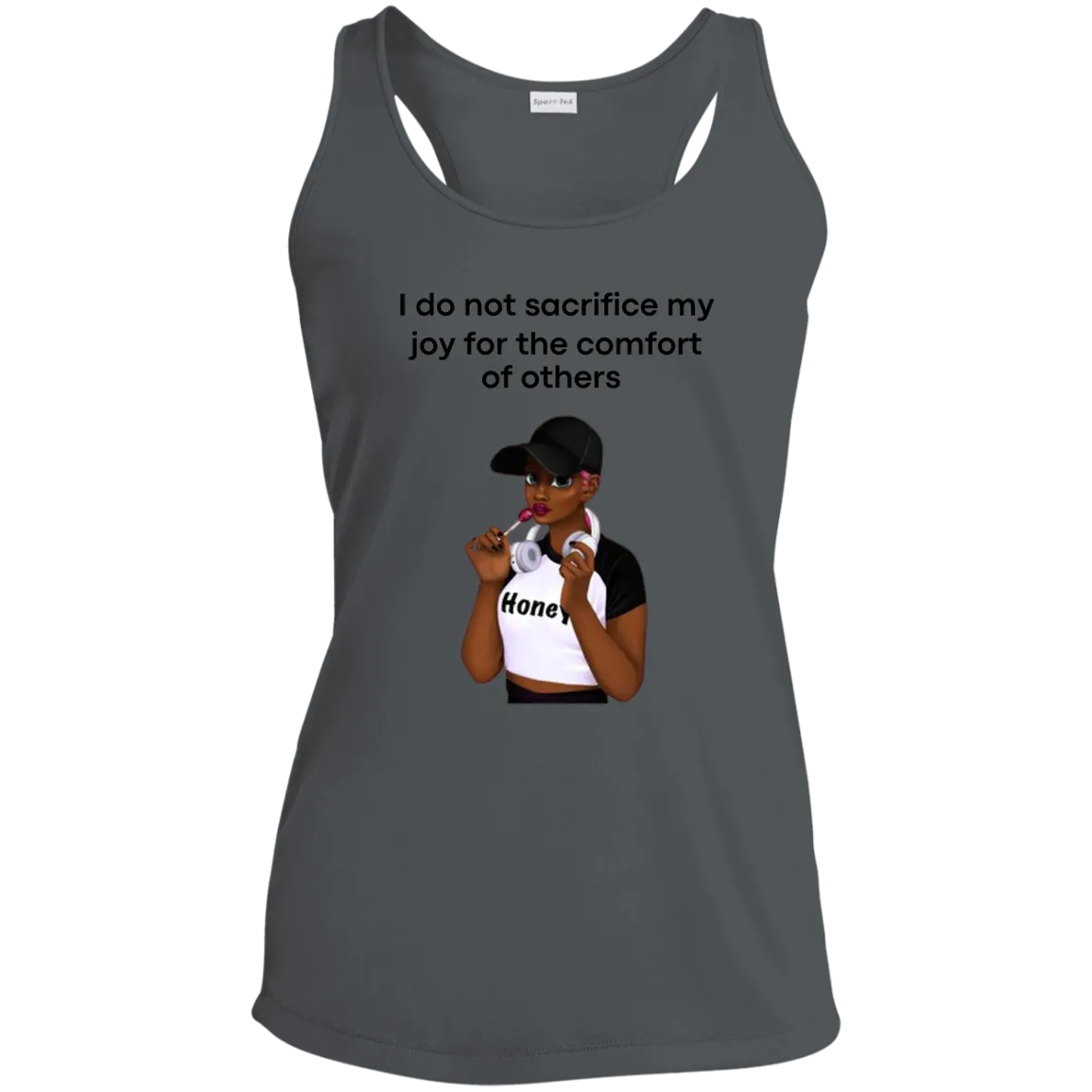 I Do Not Sacrifice My Joy Ladies' Performance Racerback Tank