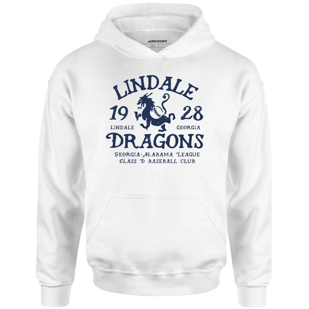 Lindale Dragons - Georgia - Vintage Defunct Baseball Teams - Unisex Hoodie