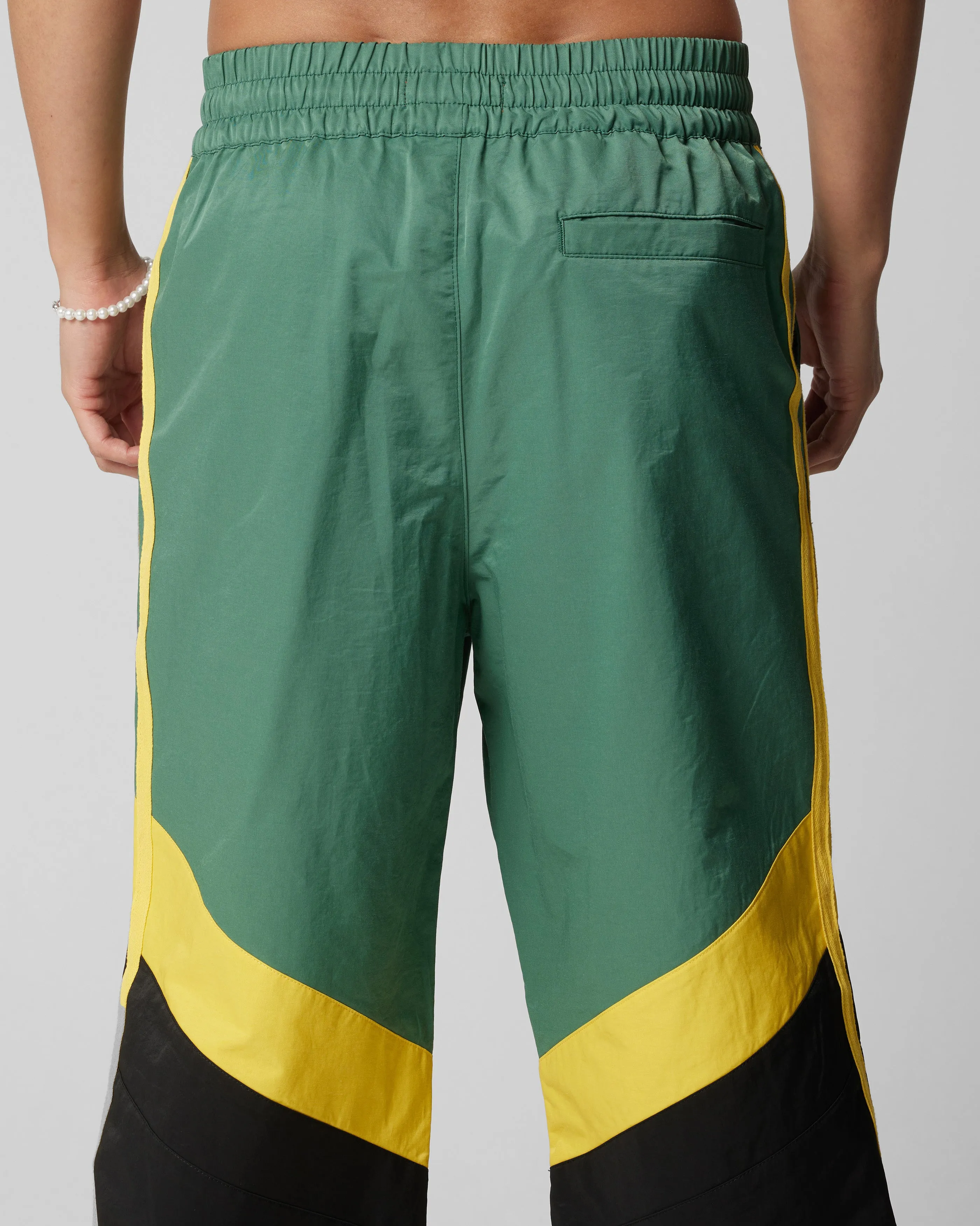 Loiter Hybrid Trackpants Green/Yellow