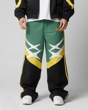 Loiter Hybrid Trackpants Green/Yellow