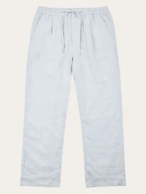 Loose linen pant - Dusk Blue