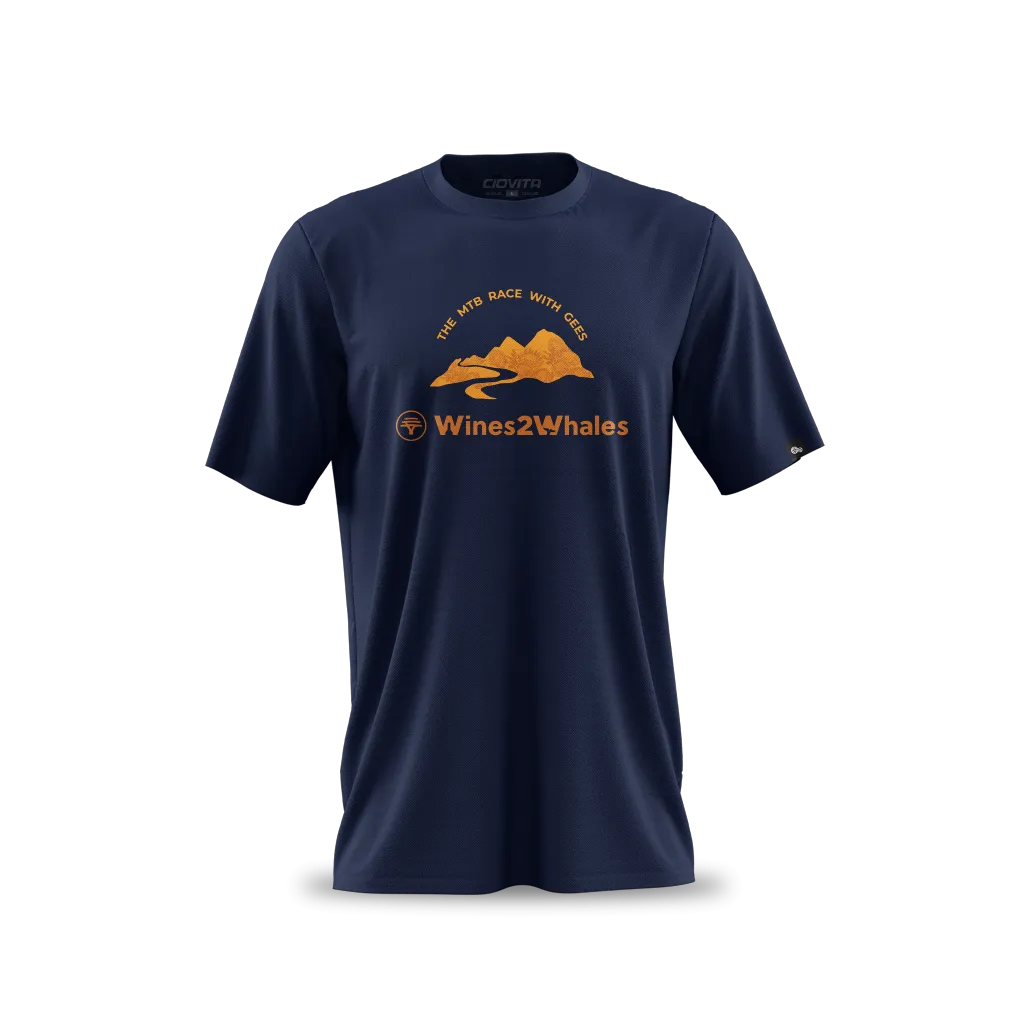 Men's FNB Wines2Whales 2023 T Shirt (Navy)