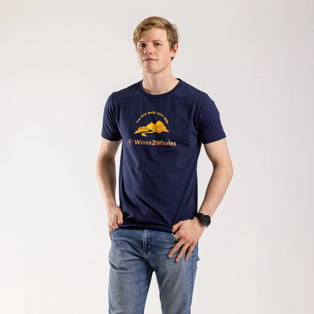 Men's FNB Wines2Whales 2023 T Shirt (Navy)