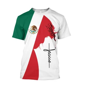 Mexico Christian Jesus Unisex Shirt - Christian 3D Shirt