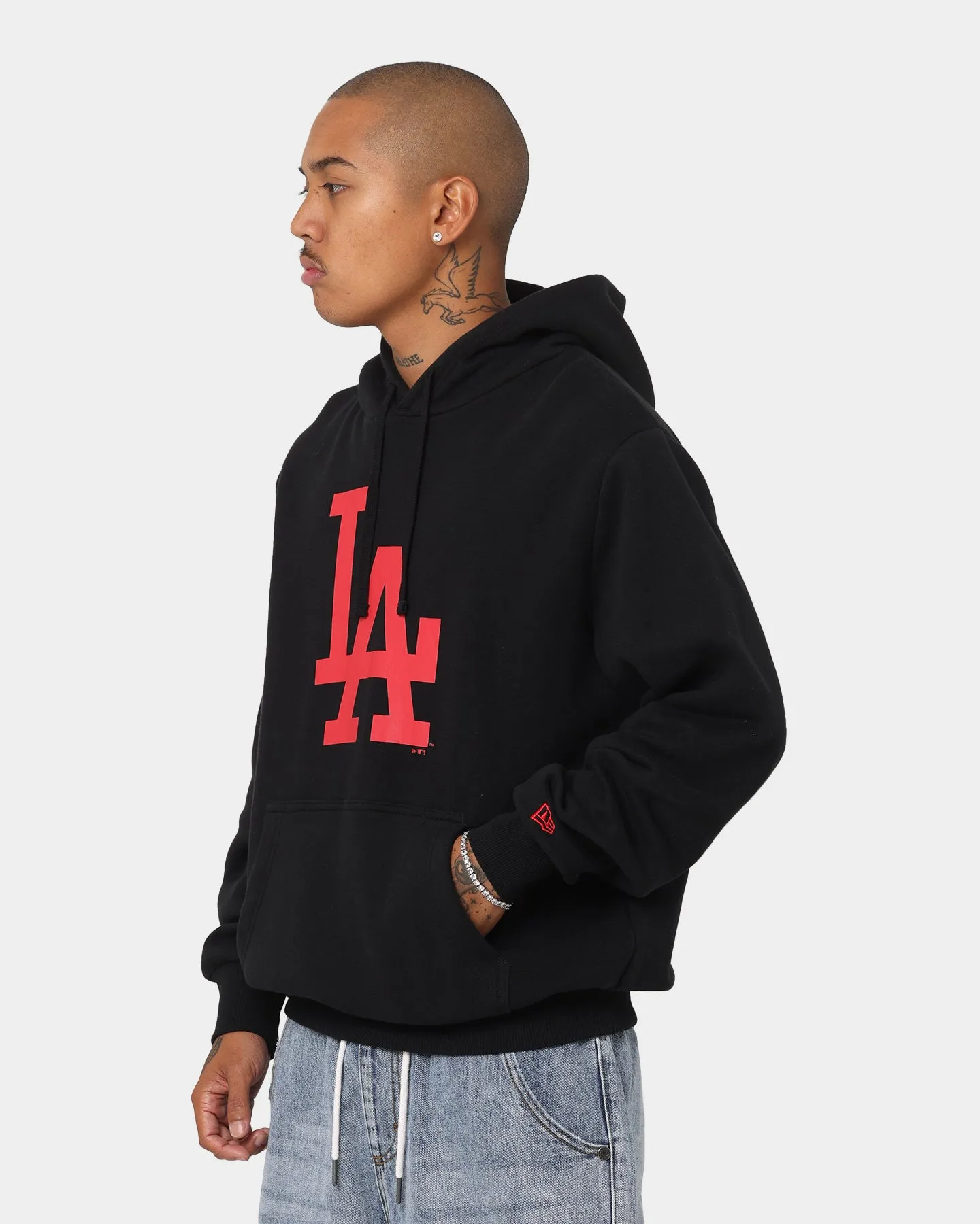 New Era Los Angeles Dodgers Hoodie Black/Red