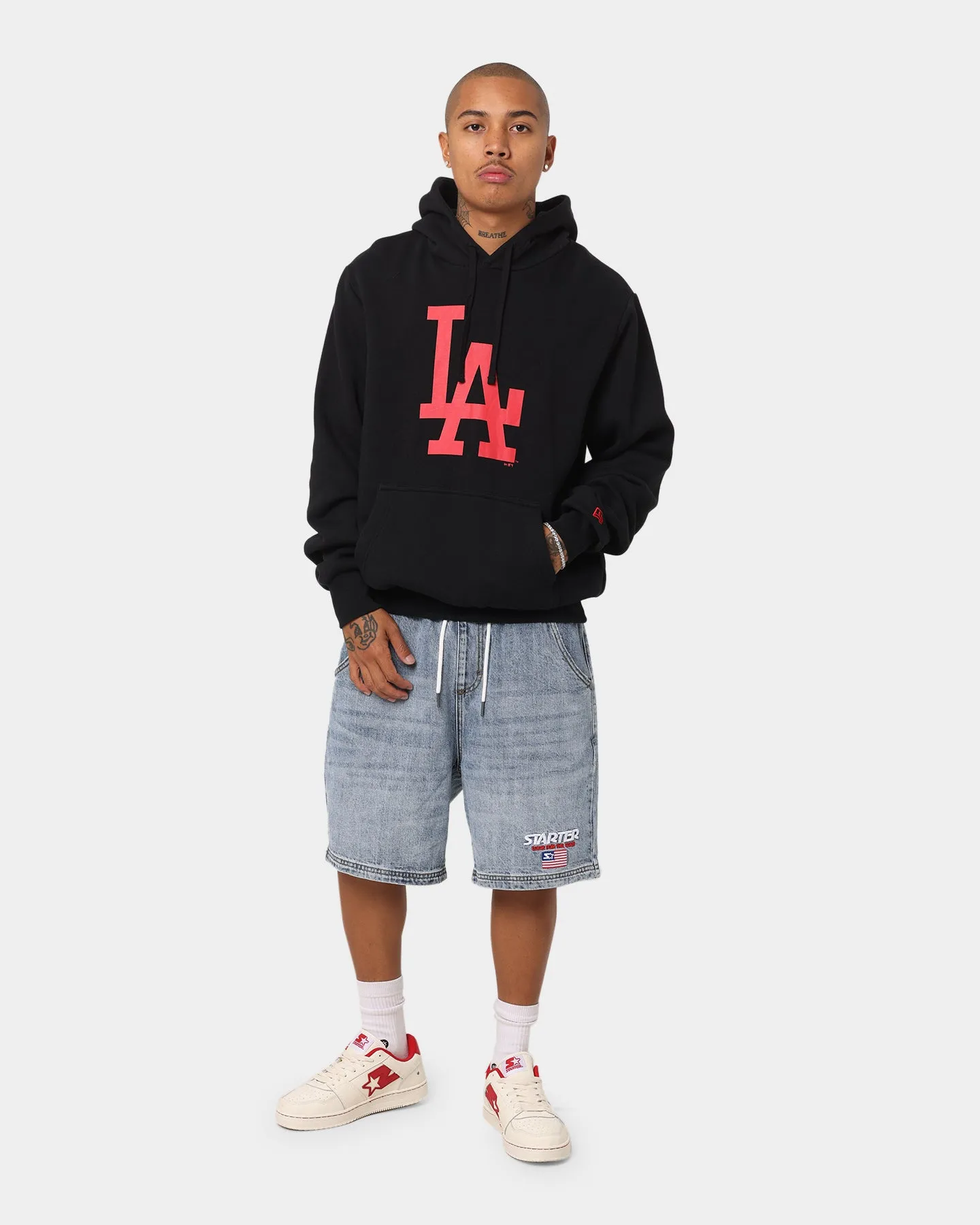 New Era Los Angeles Dodgers Hoodie Black/Red