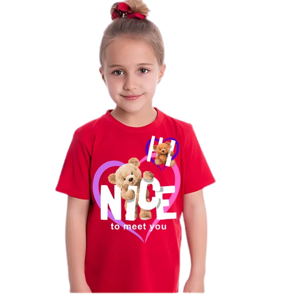 NICE TO MEET YOU KIDS T SHIRT