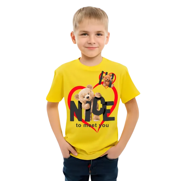 NICE TO MEET YOU KIDS T SHIRT