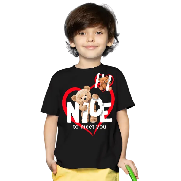 NICE TO MEET YOU KIDS T SHIRT