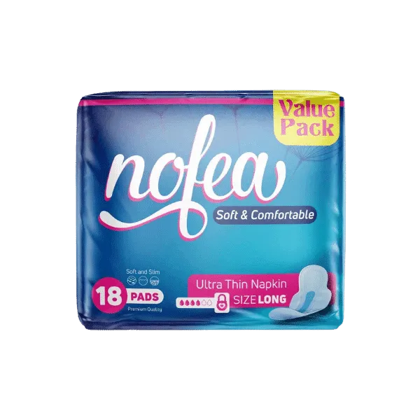 NOFEA ULTRA THIN NAPKIN LONG SIZE 18PADS