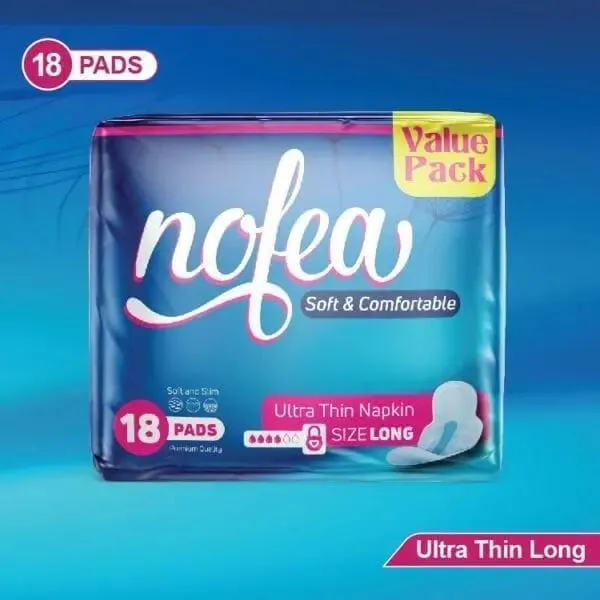 NOFEA ULTRA THIN NAPKIN LONG SIZE 18PADS