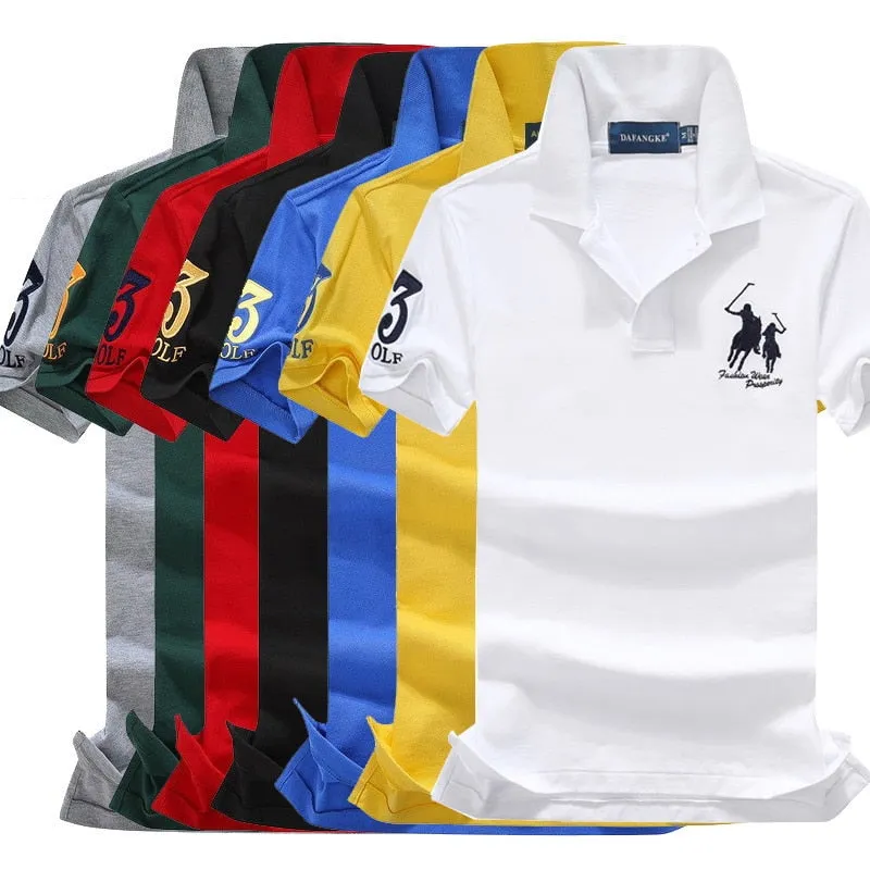 Polo Brand Clothing Male Fashion Casual Men Polo Shirts Solid Casual Polo Tee Shirt Tops High Quality Slim Fit Shirt Men 908