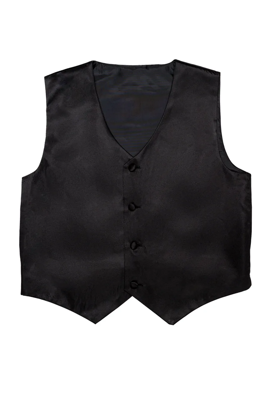 "Princeton" Kids Black Tuxedo (5-Piece Set)