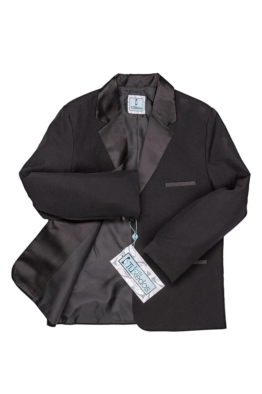 "Princeton" Kids Black Tuxedo (5-Piece Set)