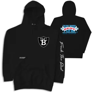 RAIDER LETTERMAN B BLACK Hoodie