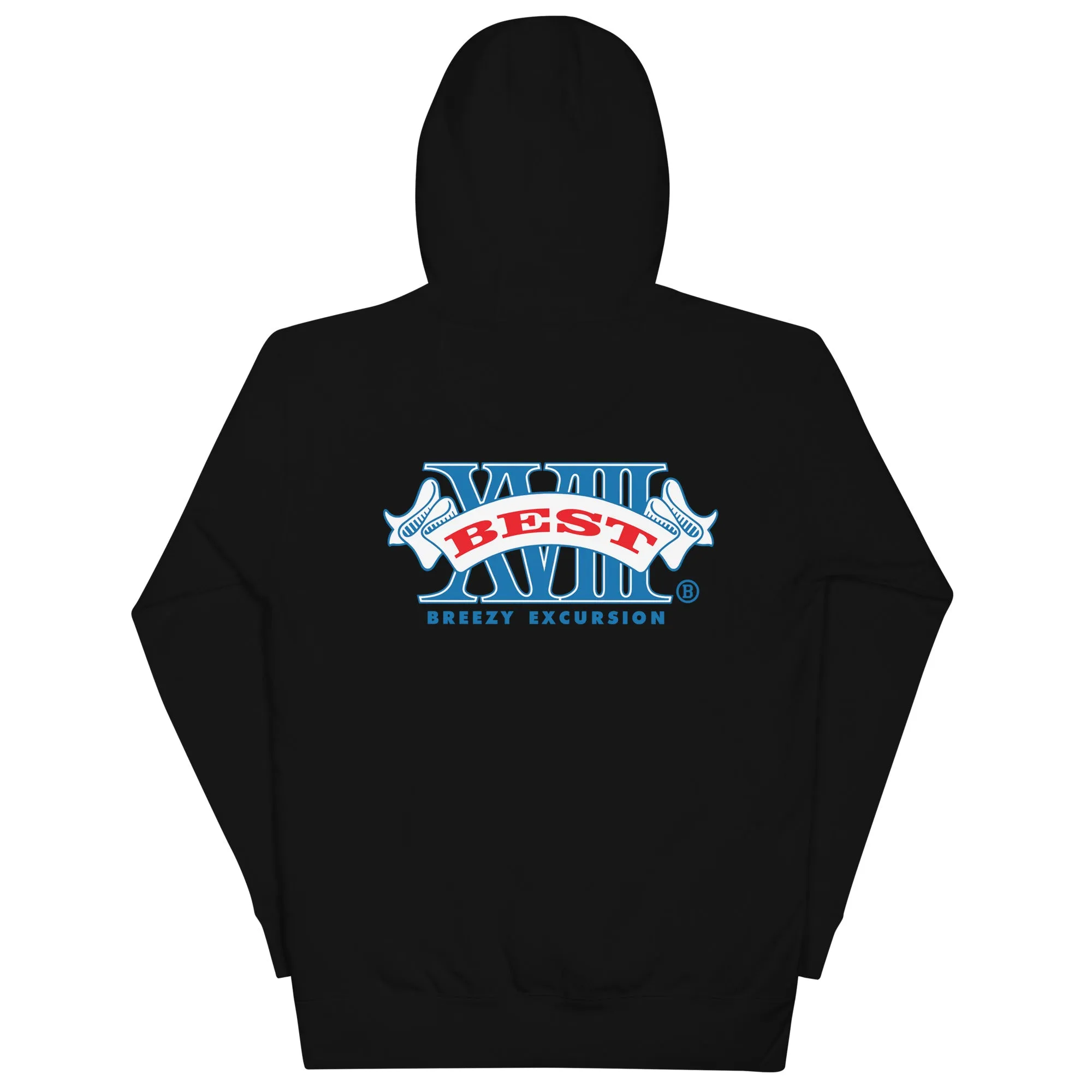 RAIDER LETTERMAN B BLACK Hoodie