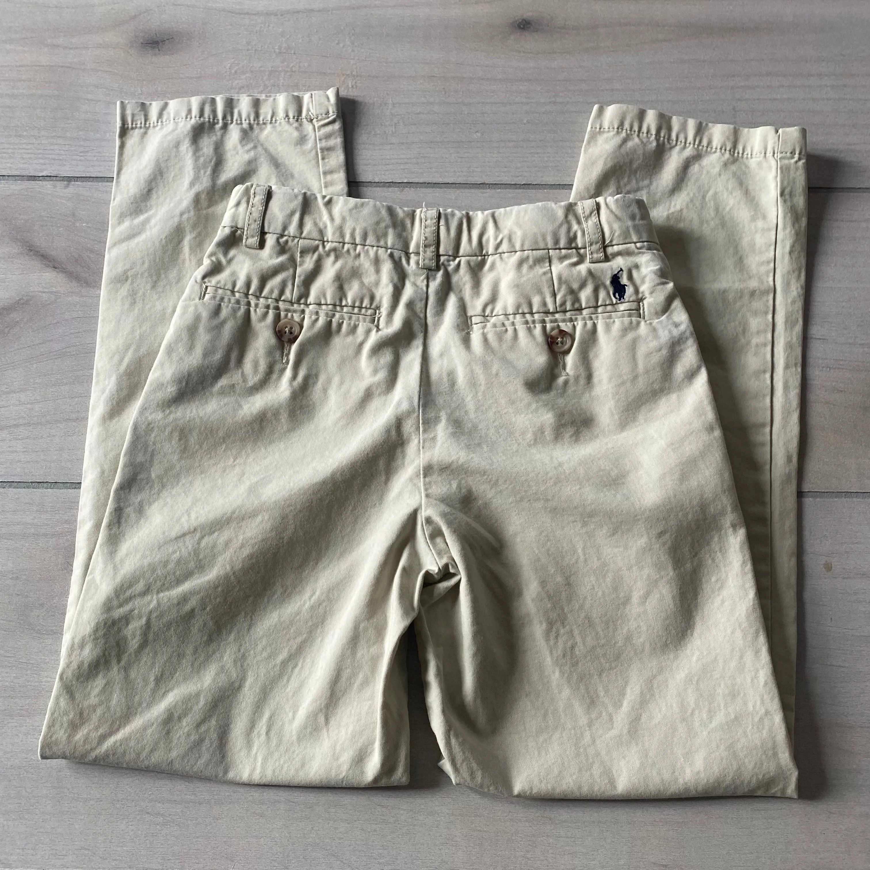 Ralph Lauren Polo Khaki Interior Button Tab Pants