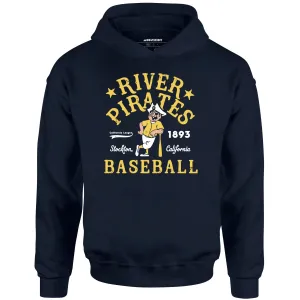 Stockton River Pirates - California - Vintage Defunct Baseball Teams - Unisex Hoodie