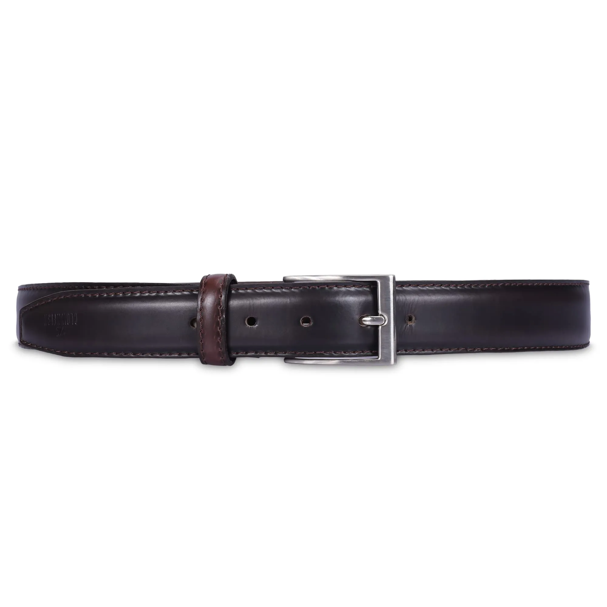 THE CLOWNFISH Men's Genuine Leather Belt - Dark Brown (Size-40 inches)