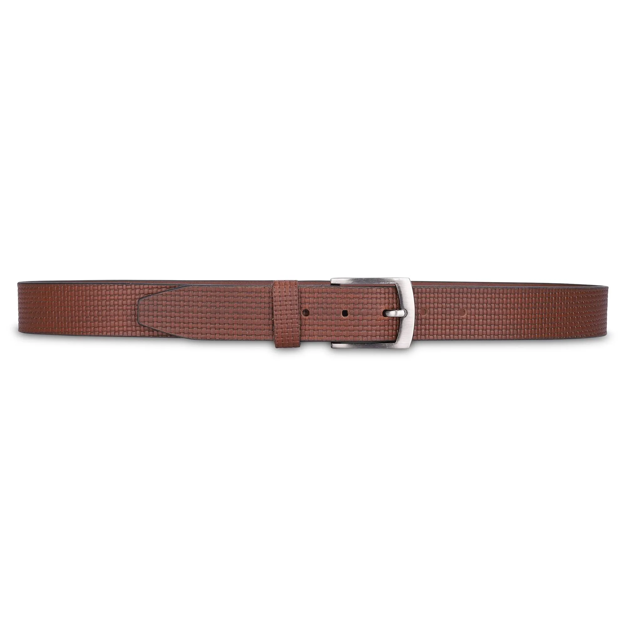 THE CLOWNFISH Men's Genuine Leather Belt -Tan (Size-36 inches)