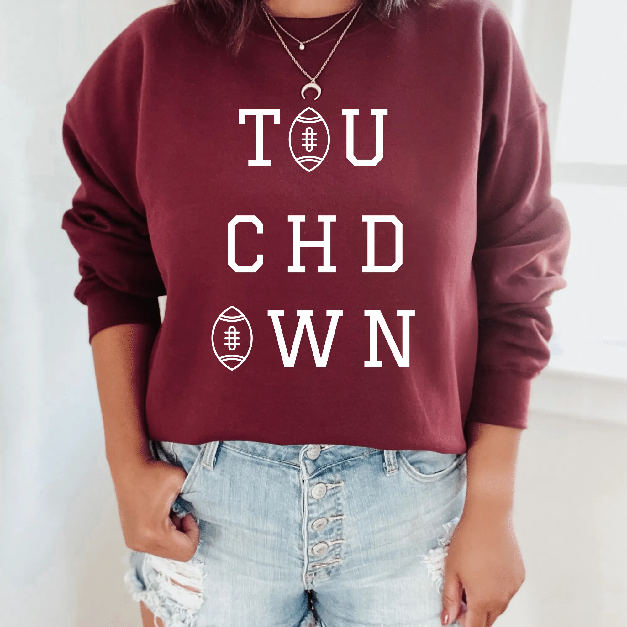 Touchdown Sweatshirt, Football Sweatshirt