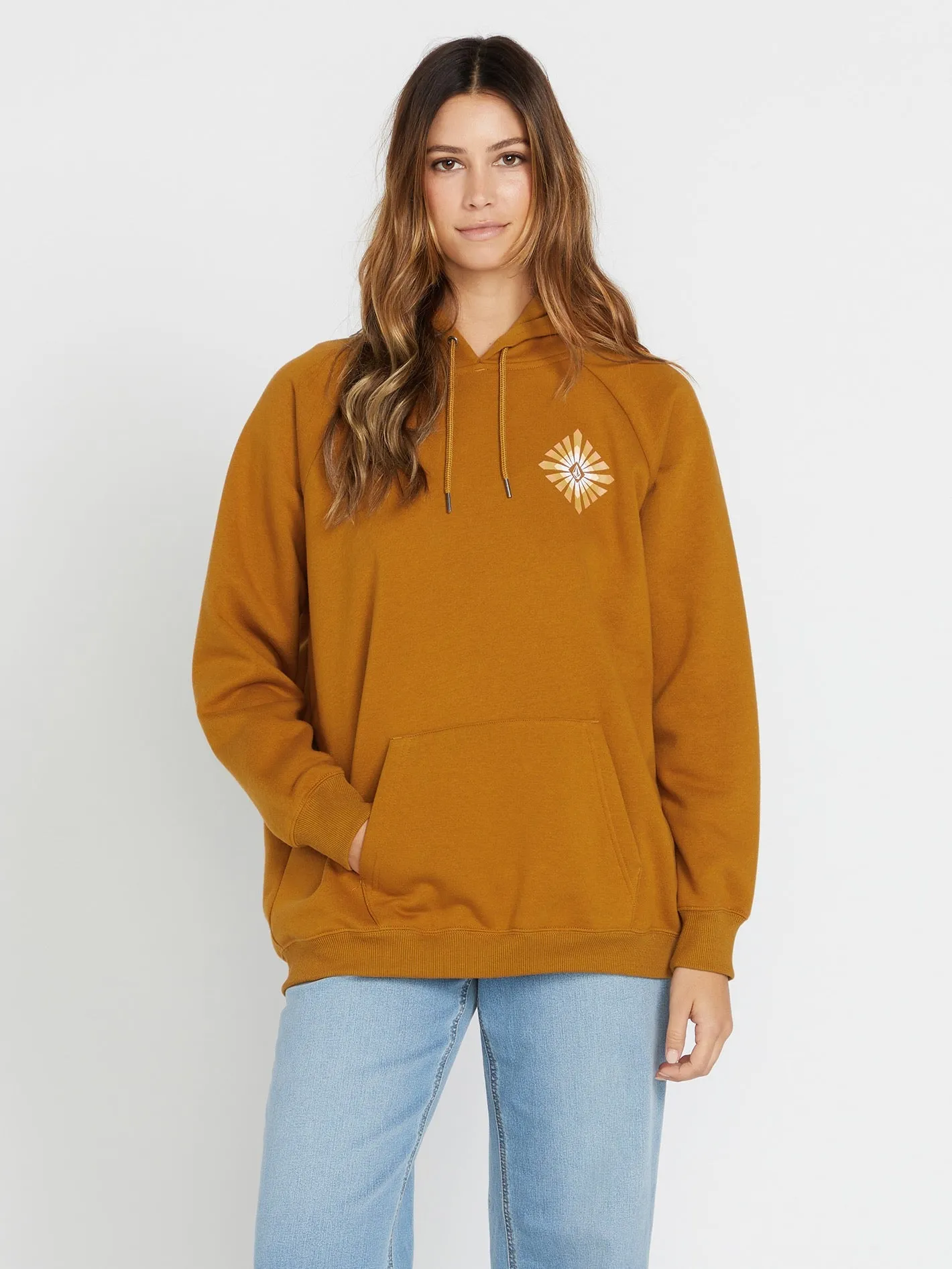 Truly Stoked Boyfriend Pullover - Bronze