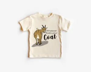 Whatever Floats Your Goat T Shirt - Cream