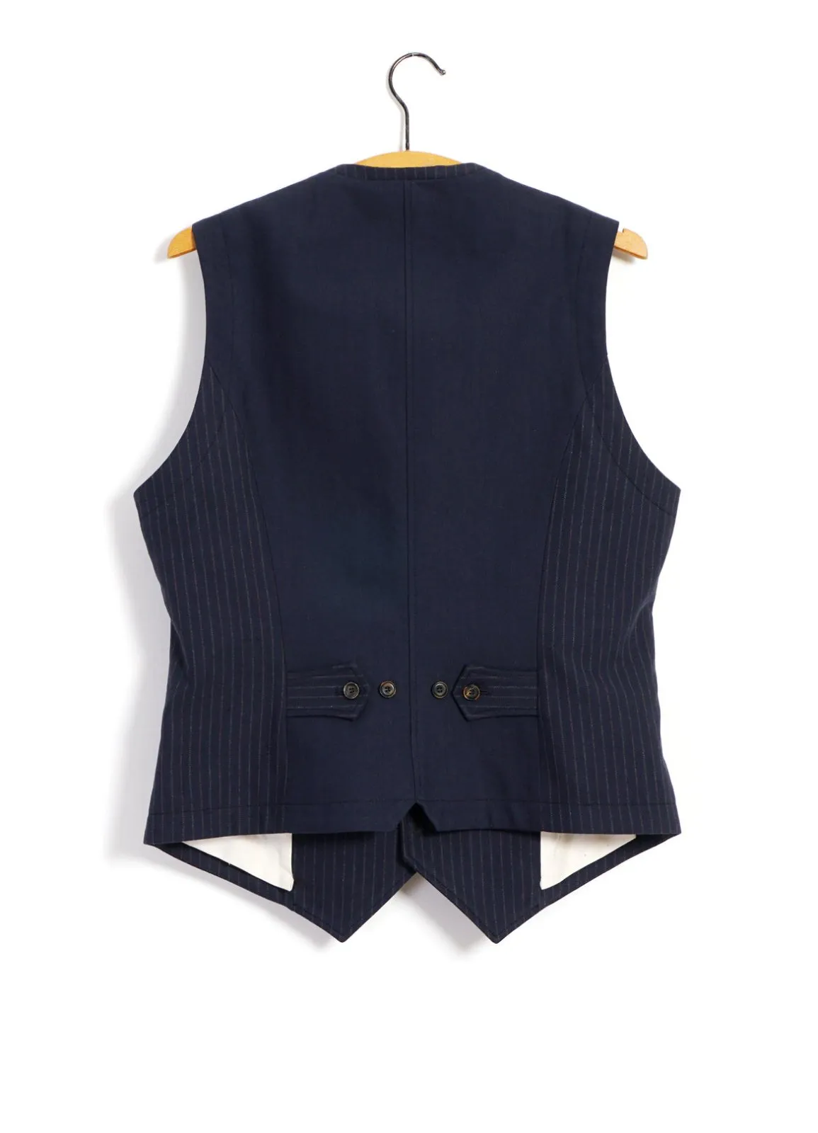 WILLIAM | Lapel Waistcoat | Blue Pin